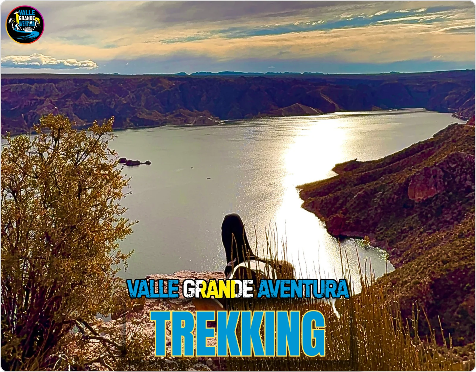 Trekking con vista al embalse